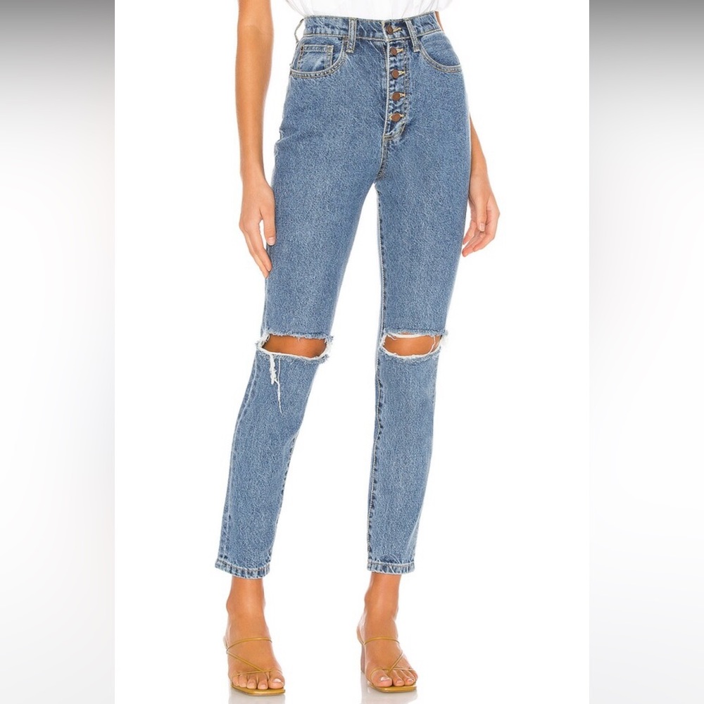 WeWoreWhat Danielle High Rise Straight